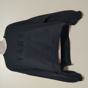 Vans Black crop style sweatshirt Size Large